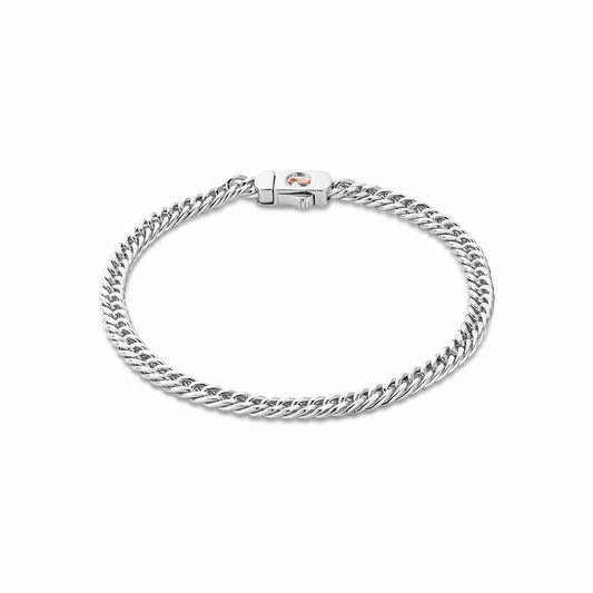 Tree of Life® Insignia Silver Curb Chain Bracelet