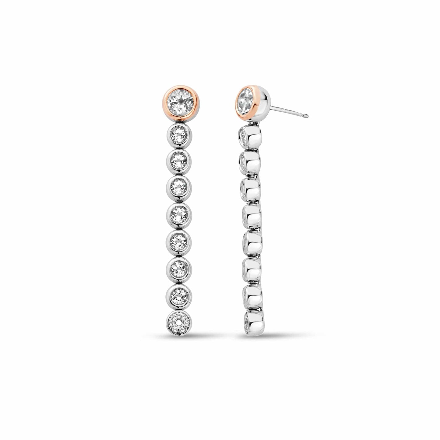 Clogau® Celebration Silver Drop-Hoop Earrings