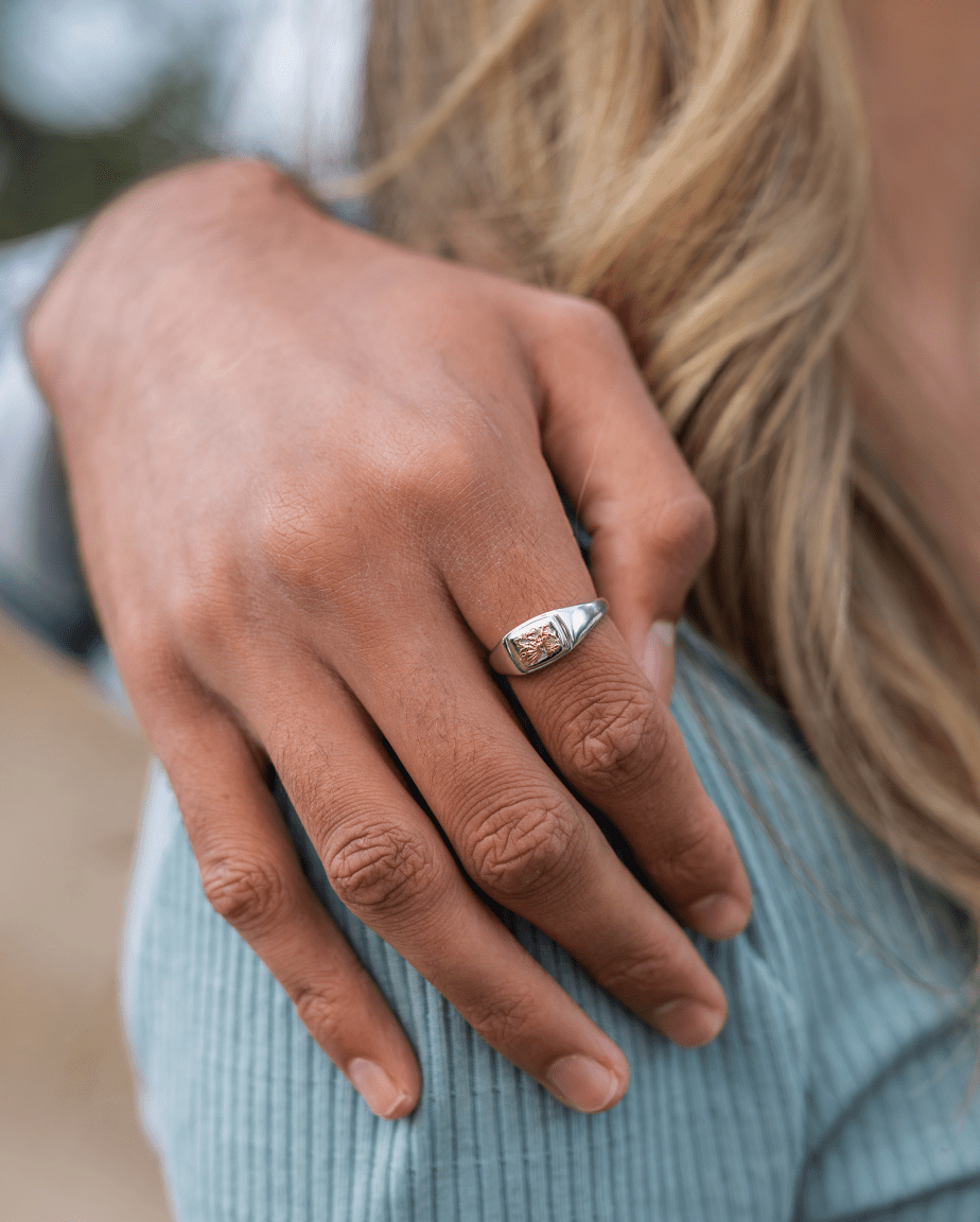 Welsh Dragon Silver Signet Ring