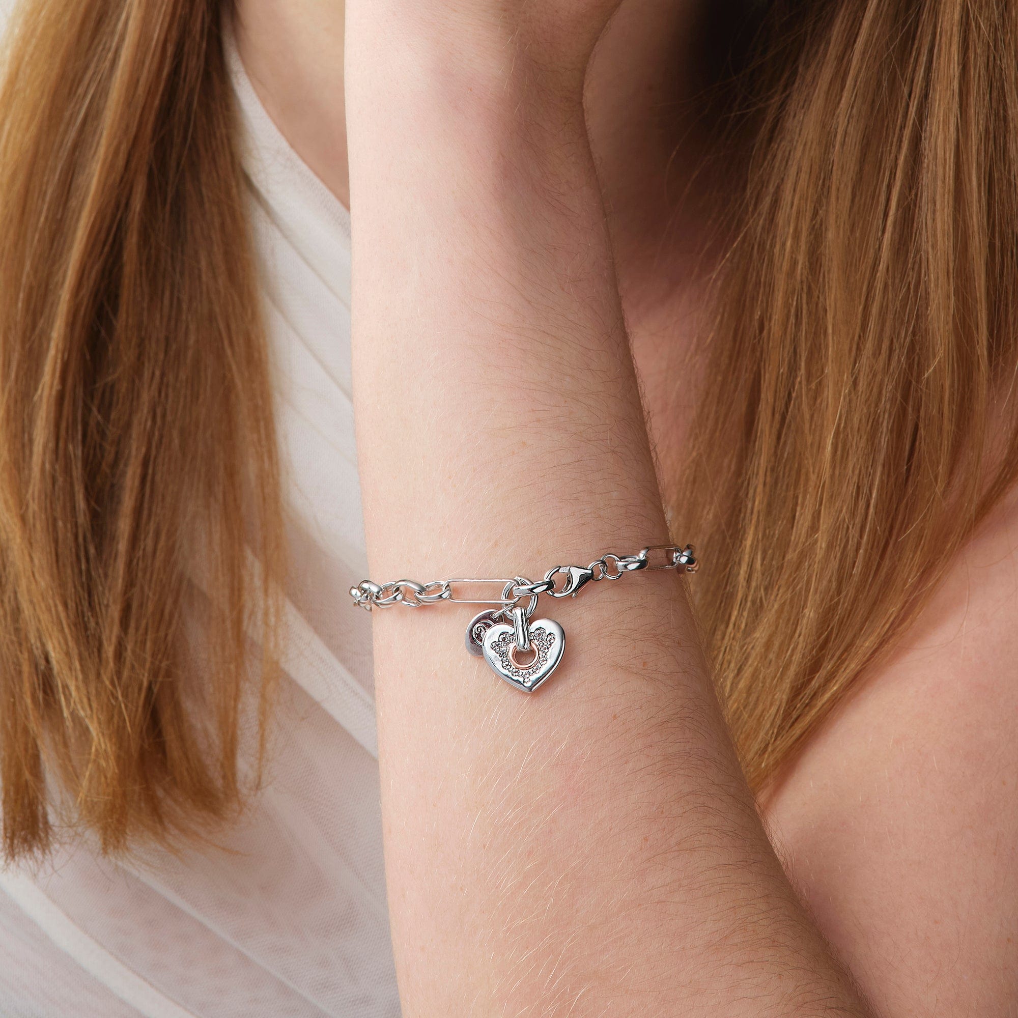 Heart bracelet outlets