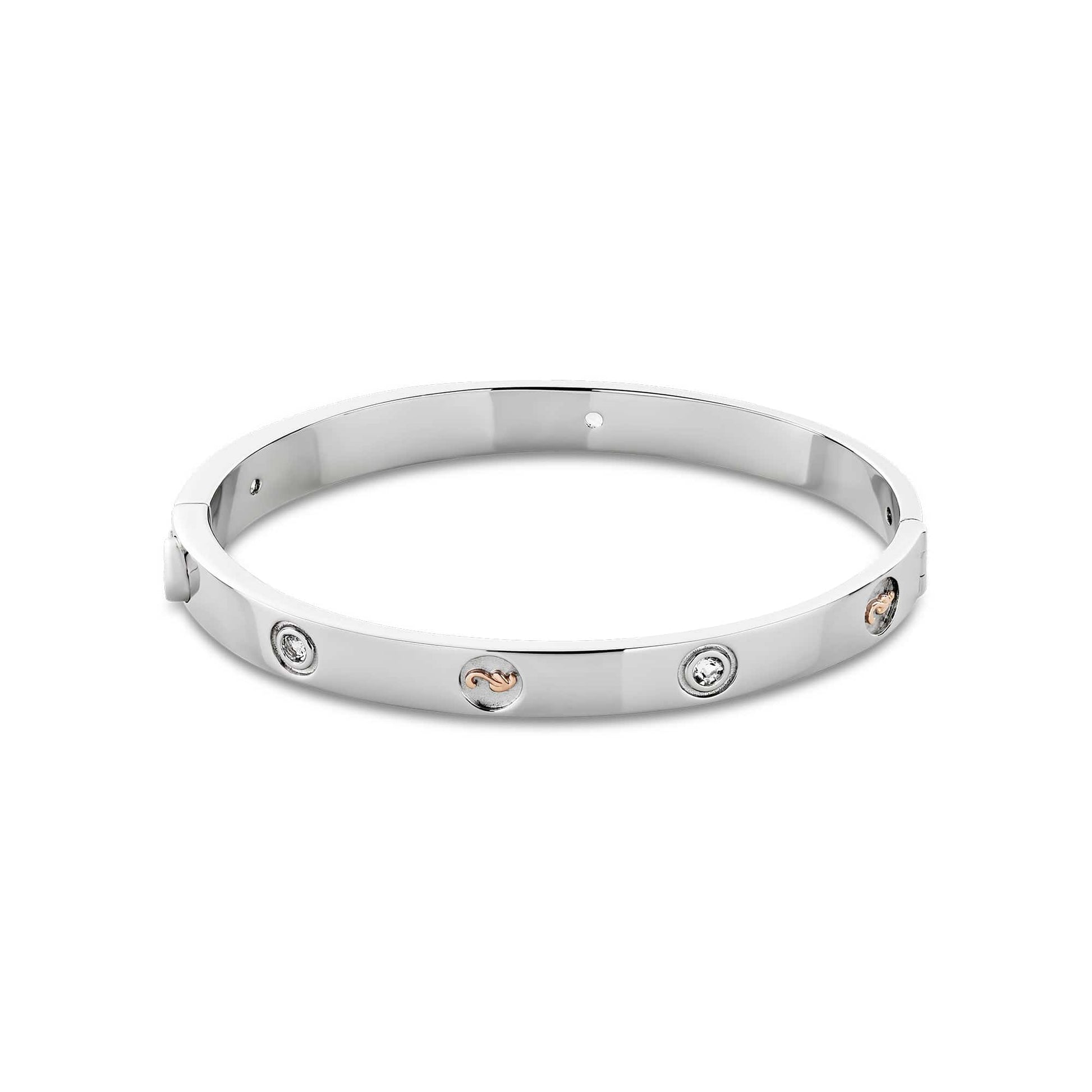 Insignia Sterling Silver Bangle with Topaz