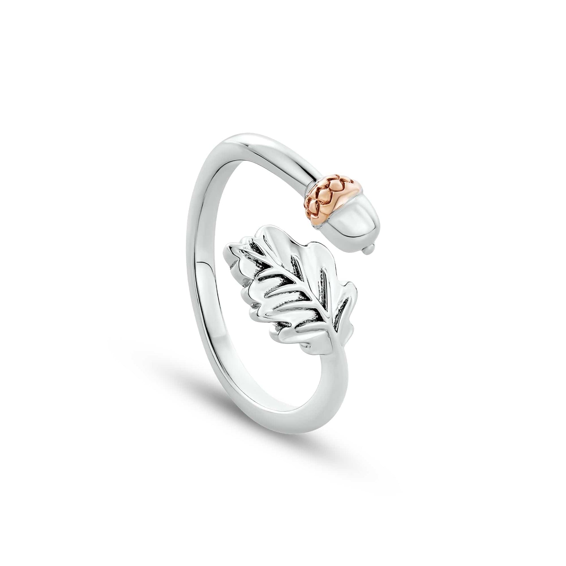 Royal Clogau® Sterling Silver Oak Leaf Ring