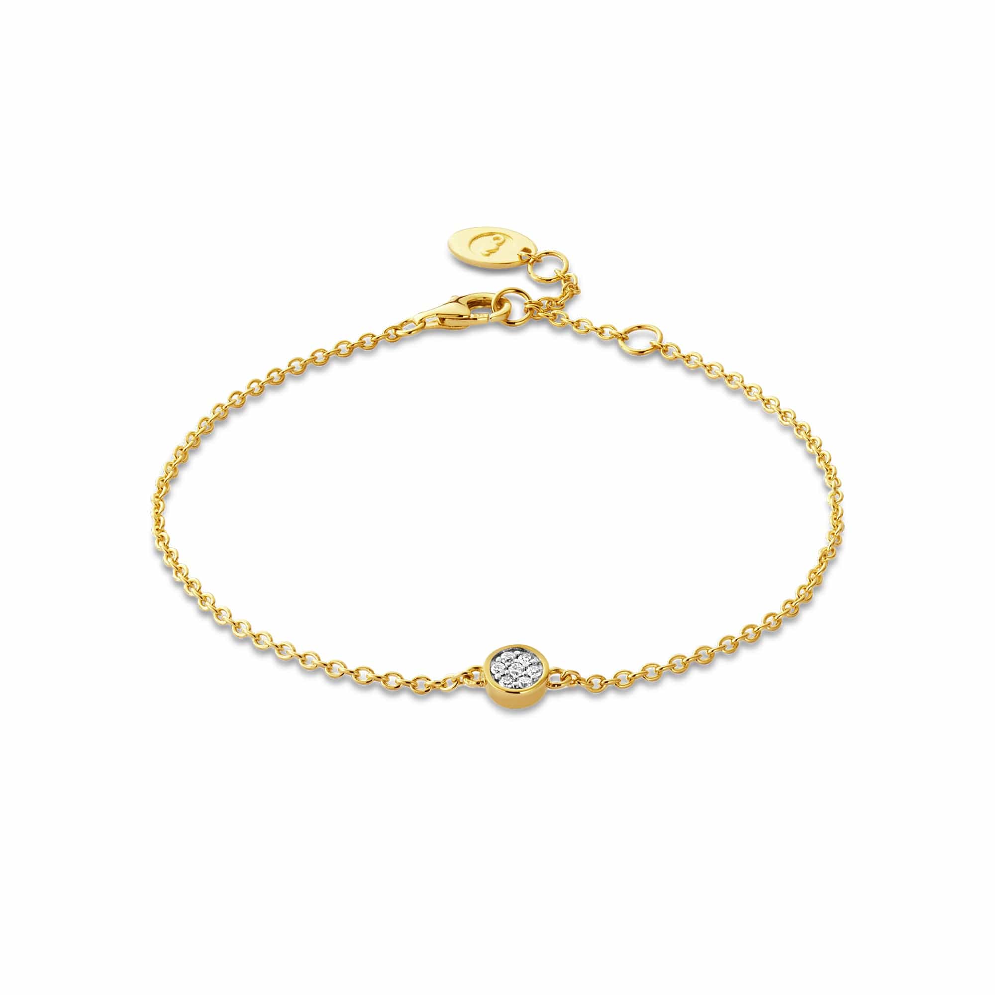 Clogau® Celebration Gold and Laboratory-Created Diamond Bracelet