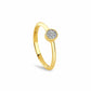 Clogau® Celebration 9ct Solid Gold Ring with Pavé-Set Lab-Grown Diamonds