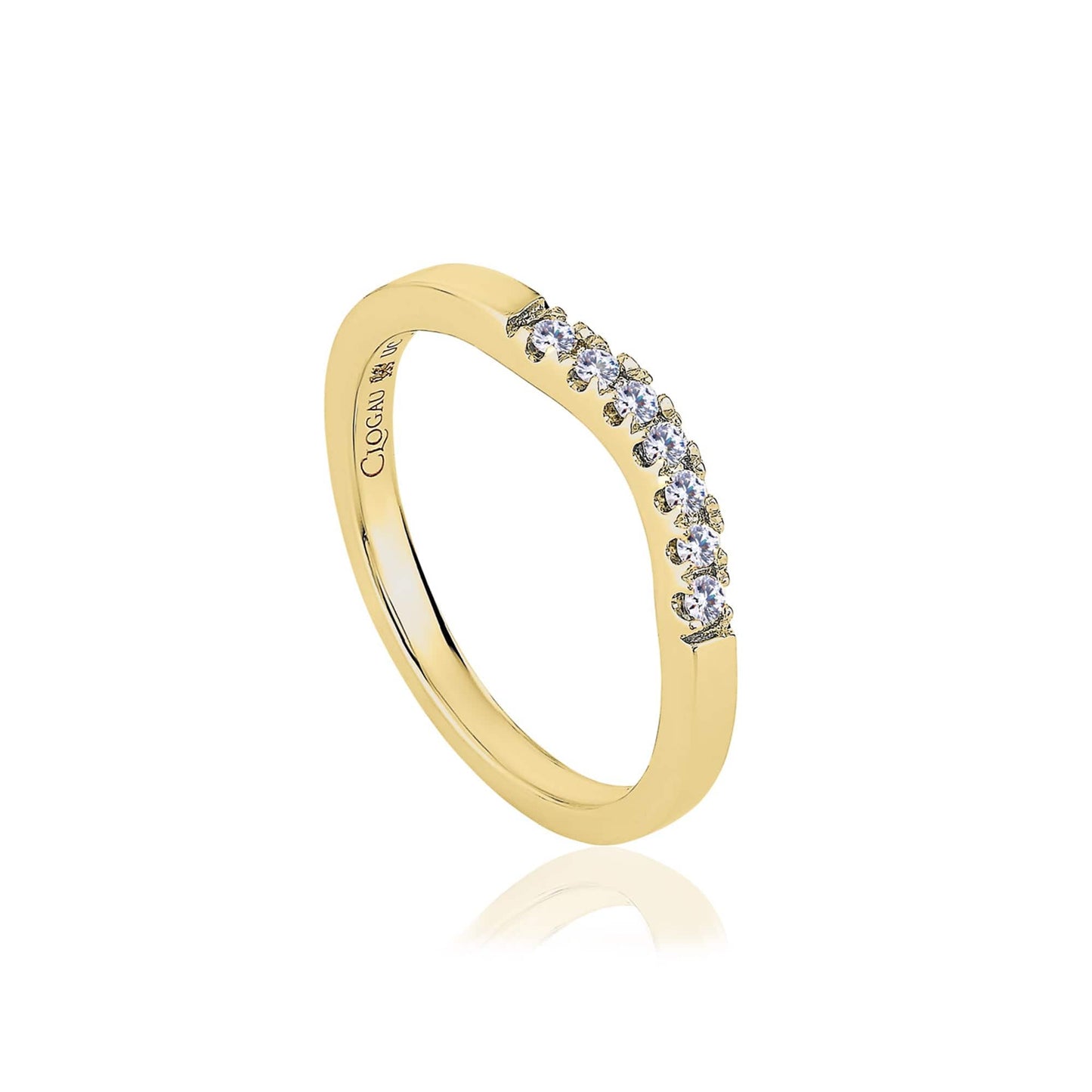 9ct Yellow Gold Past Present Future® Wedding Ring