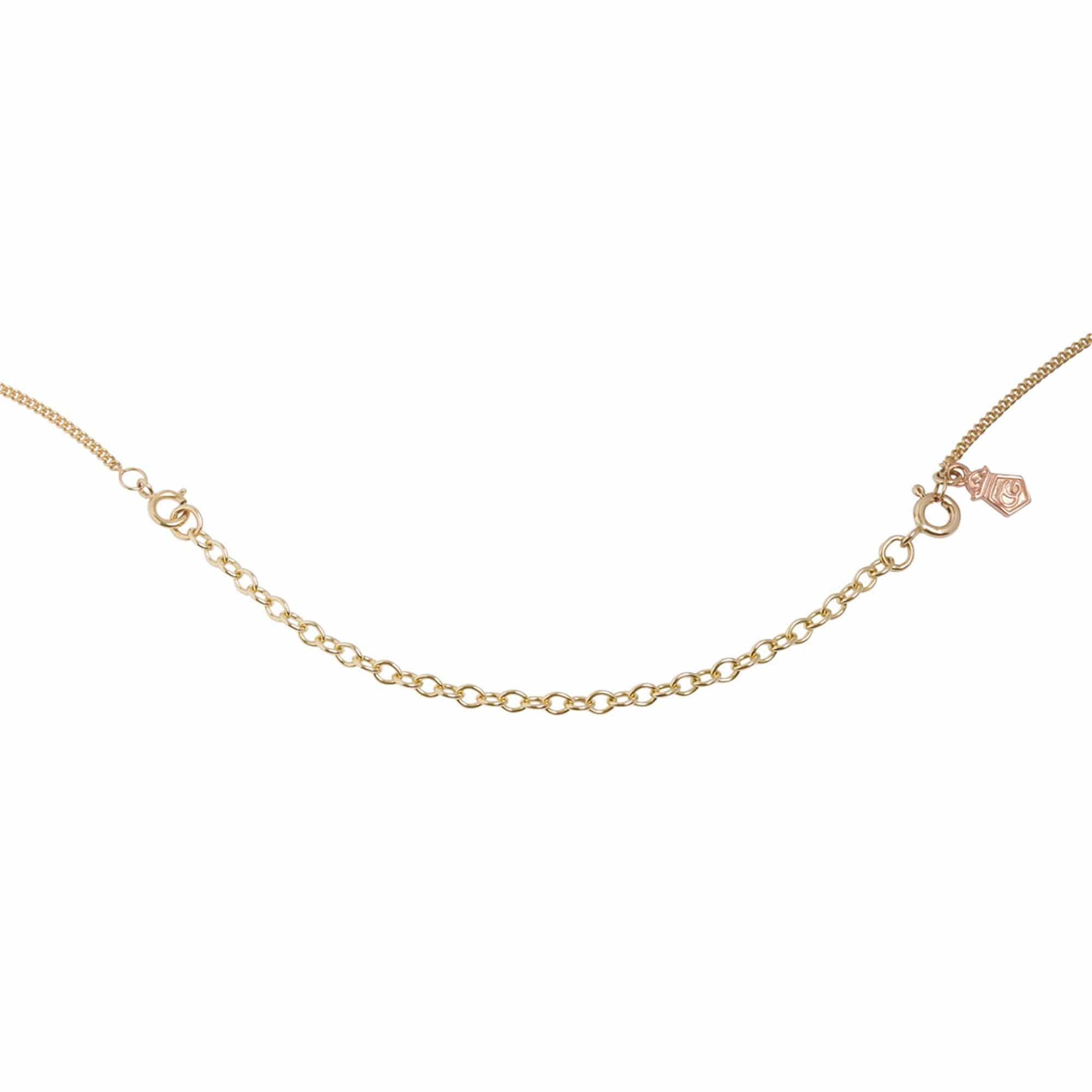 Gold extension chain for necklace sale